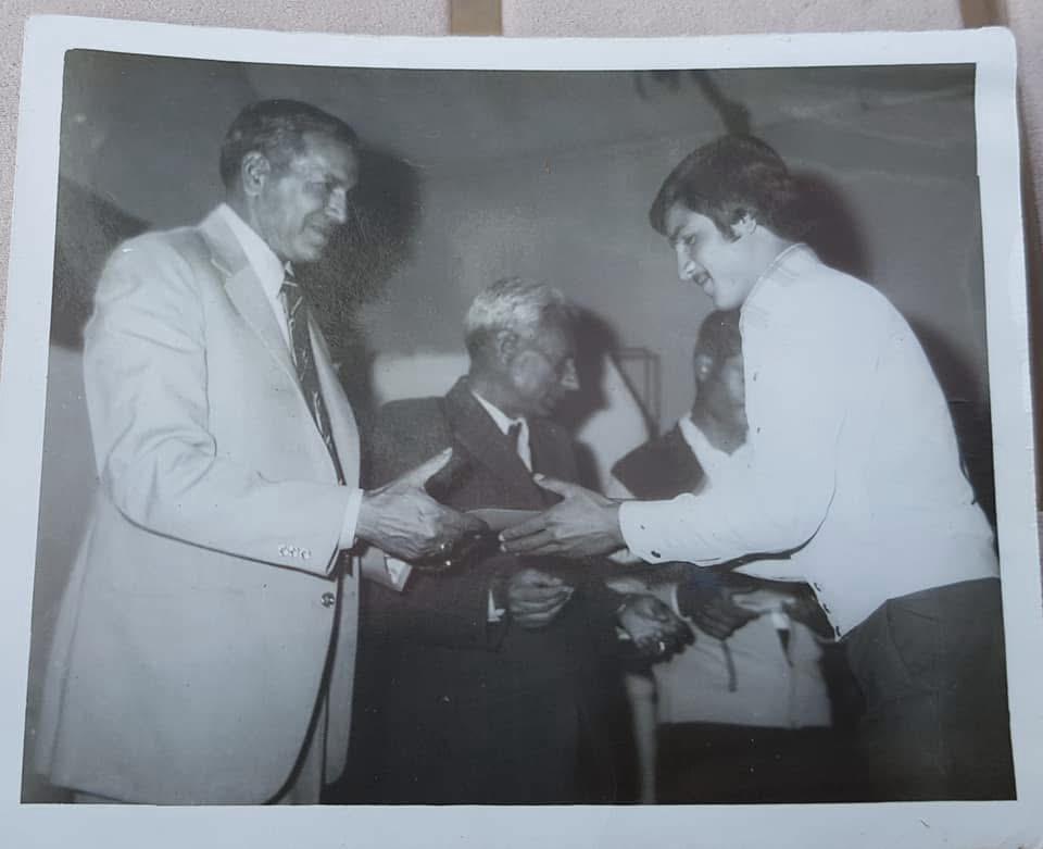 Recognition at the prize distribution ceremony