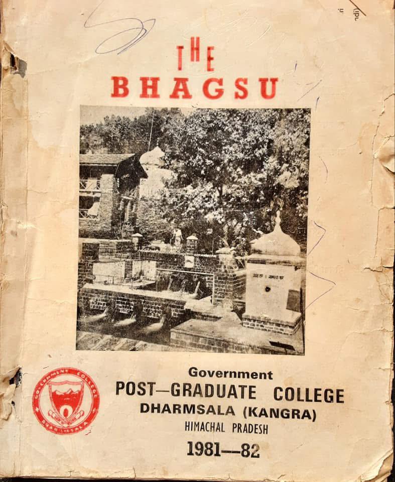 Cover of The Bhagsu, Government Post-Graduate College Dharamshala, 1981-82.